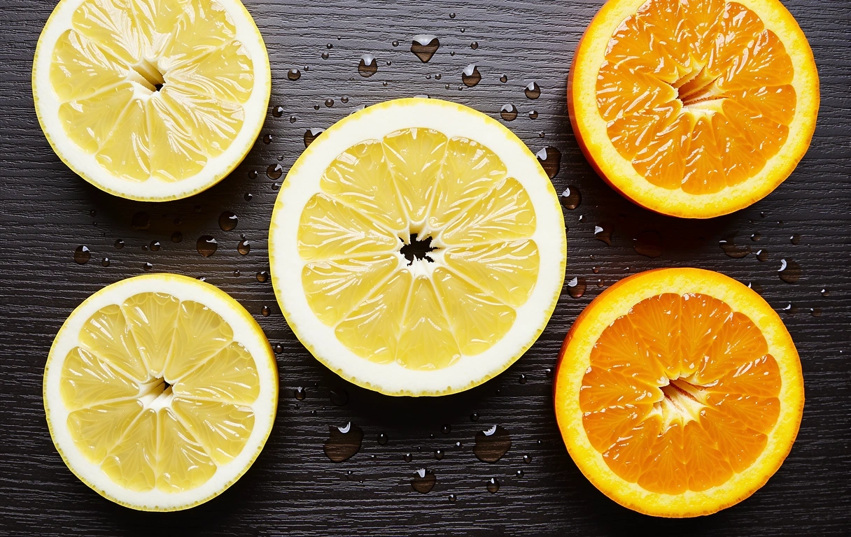 Agrumi freschi e colorati